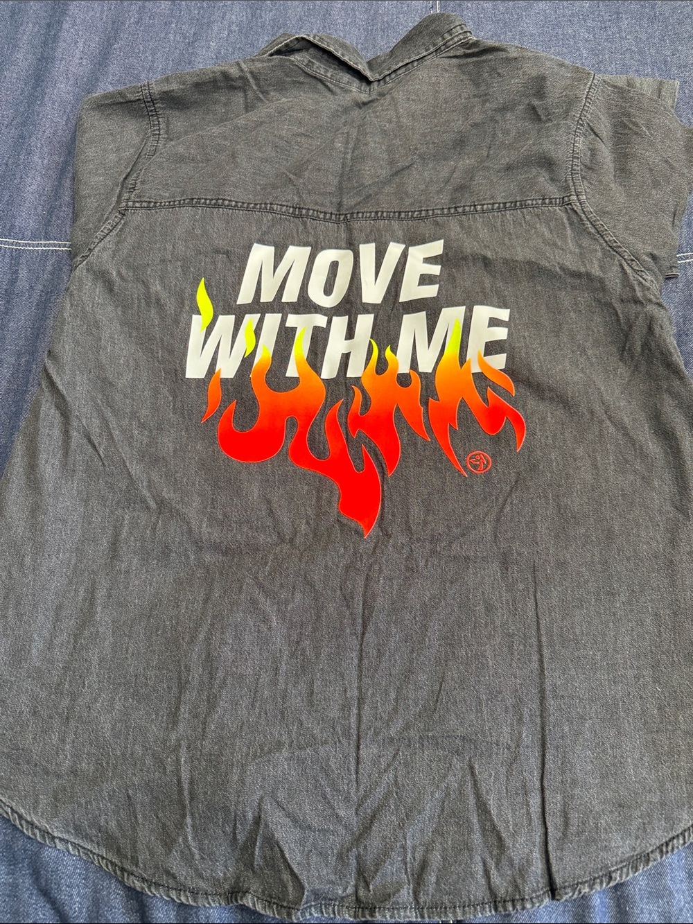 Zumba Fitness Gray WEAR Label Shirt